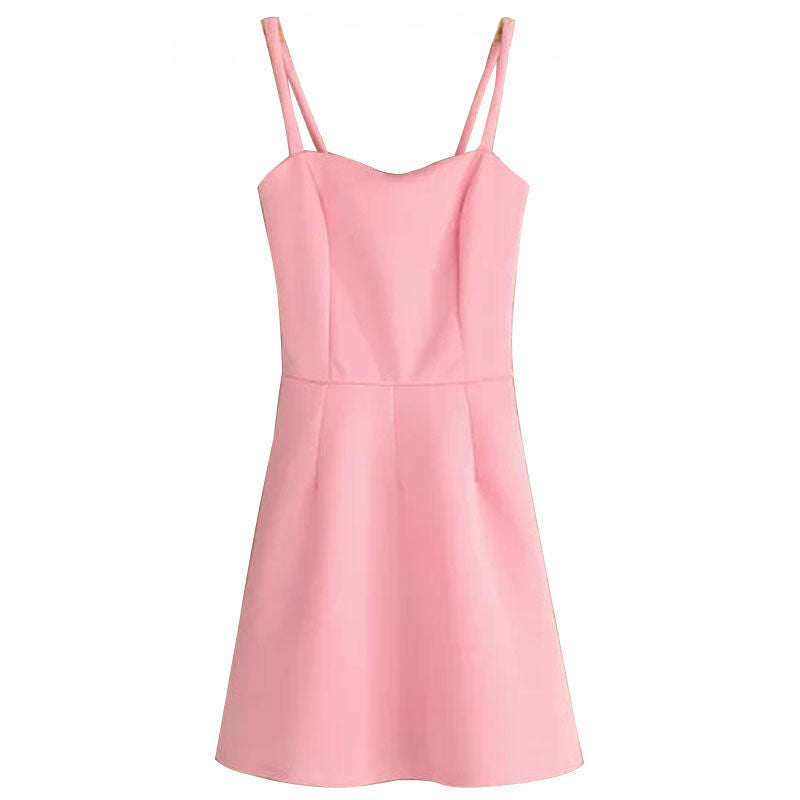 Fresh Princess Dress Slimming Inner Wear Strapless A-Line Short Dress for Nightclub Women's Clothing