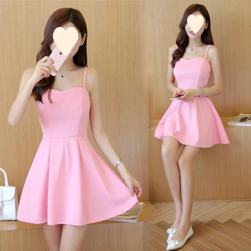 Fresh Princess Dress Slimming Inner Wear Strapless A-Line Short Dress for Nightclub Women's Clothing