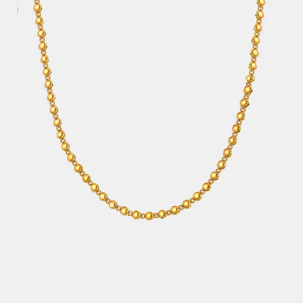 Collar bañado en oro de 18 quilates