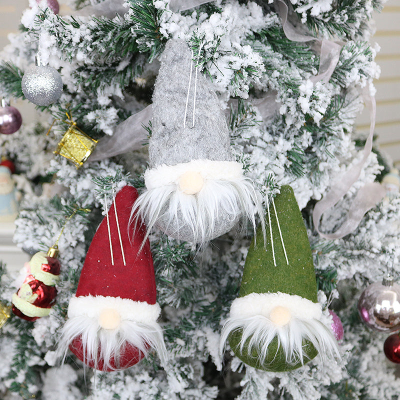 Christmas Doll Toys Santa Claus Snowman Elk Christmas Tree Hanging Ornament Decoration for Home Xmas Party Navidad Christma Gift