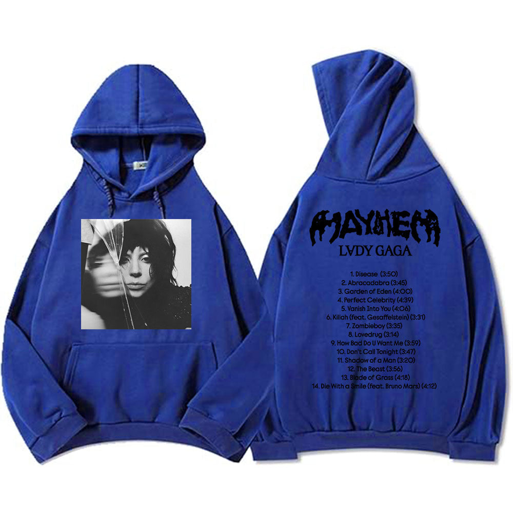 New Album Mayhem Lady Gaga Hoodies Ropa Hombre Sudaderas Hoo