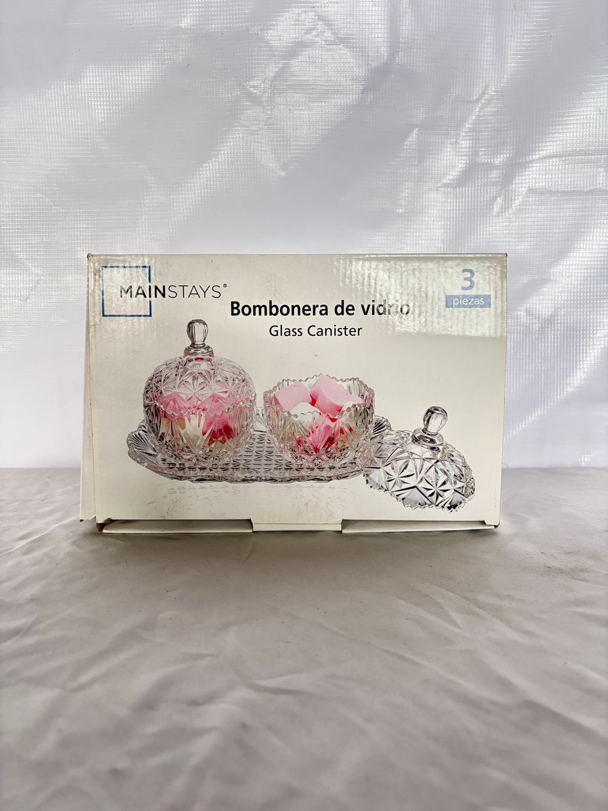 Bombonera de vidrio