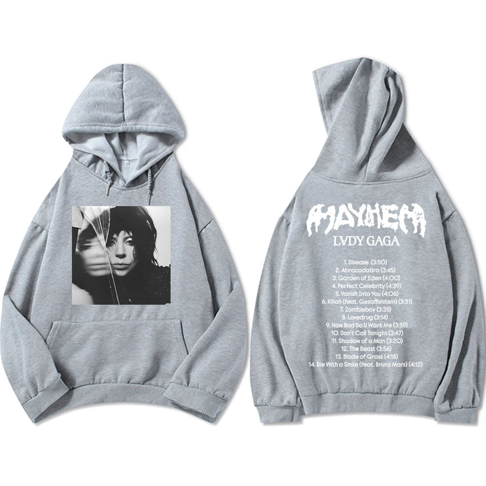 New Album Mayhem Lady Gaga Hoodies Ropa Hombre Sudaderas Hoo