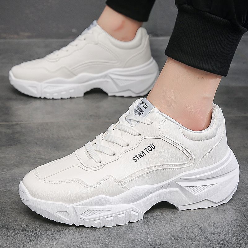 Zapatos deportivos para hombre, modernos, informales, transpirables, que mejoran la altura y para correr.