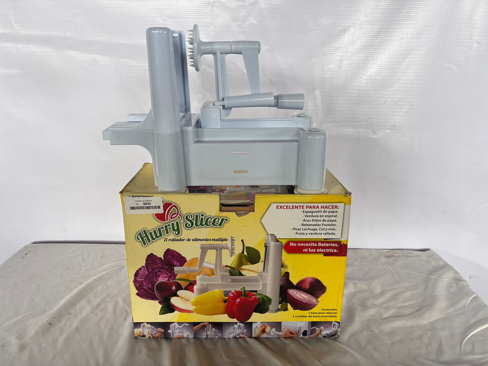 Rallador Espiral Verduras Frutas Veggie Noodles