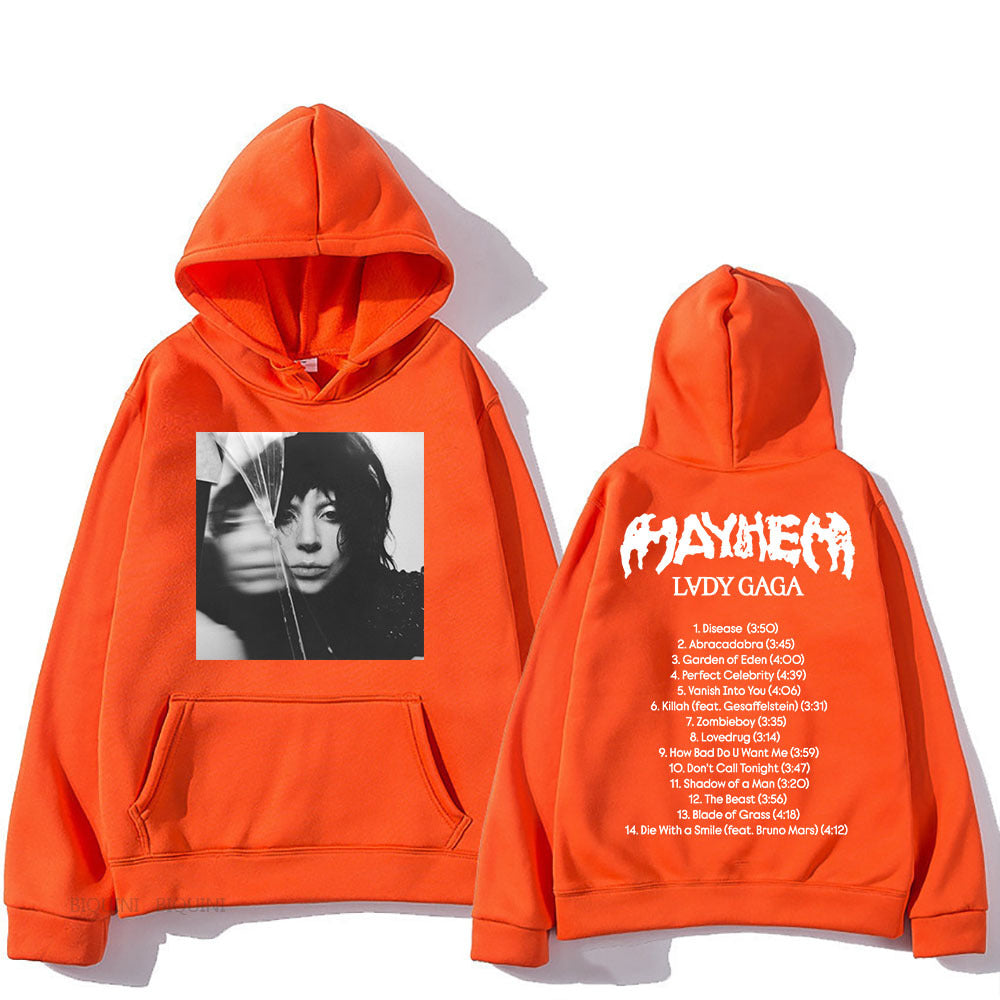 New Album Mayhem Lady Gaga Hoodies Ropa Hombre Sudaderas Hoo
