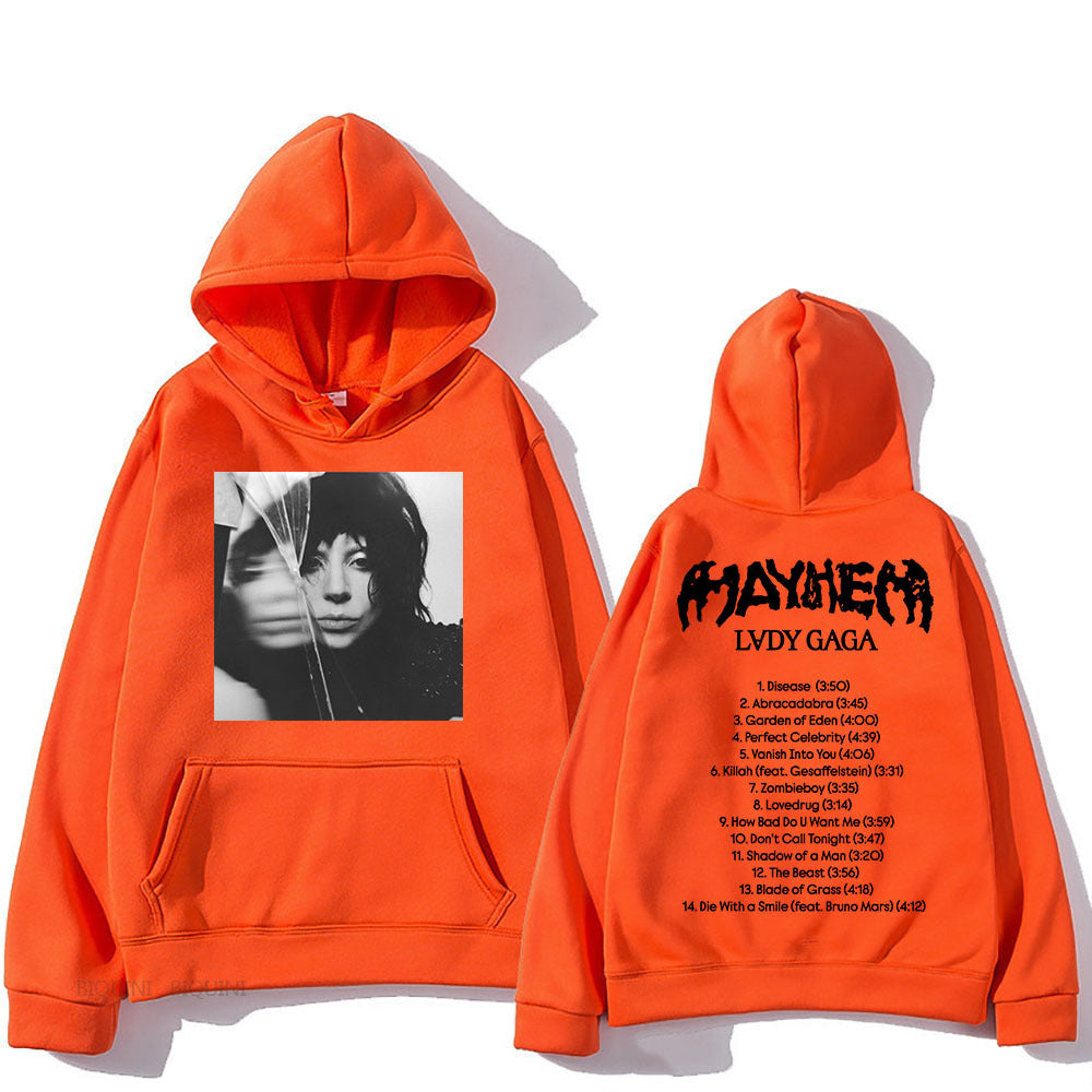 New Album Mayhem Lady Gaga Hoodies Ropa Hombre Sudaderas Hoo