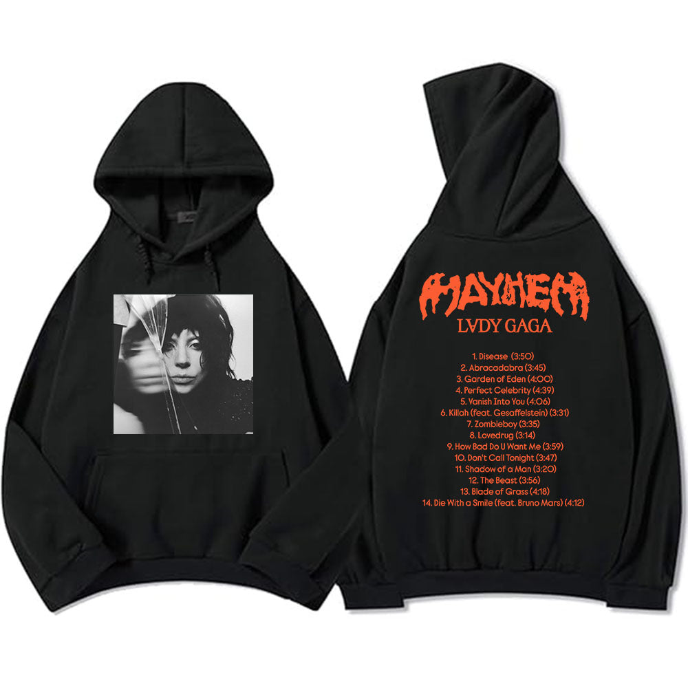 New Album Mayhem Lady Gaga Hoodies Ropa Hombre Sudaderas Hoo