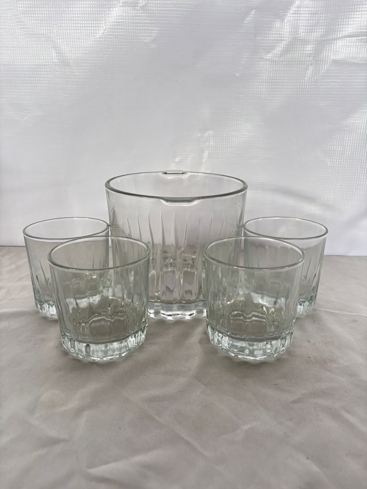 Set Vasos de Whisky + Hielera