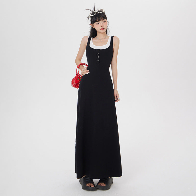 Women's Dress Strapless Dress for Pear-Shaped Figures Elegant Long Dress