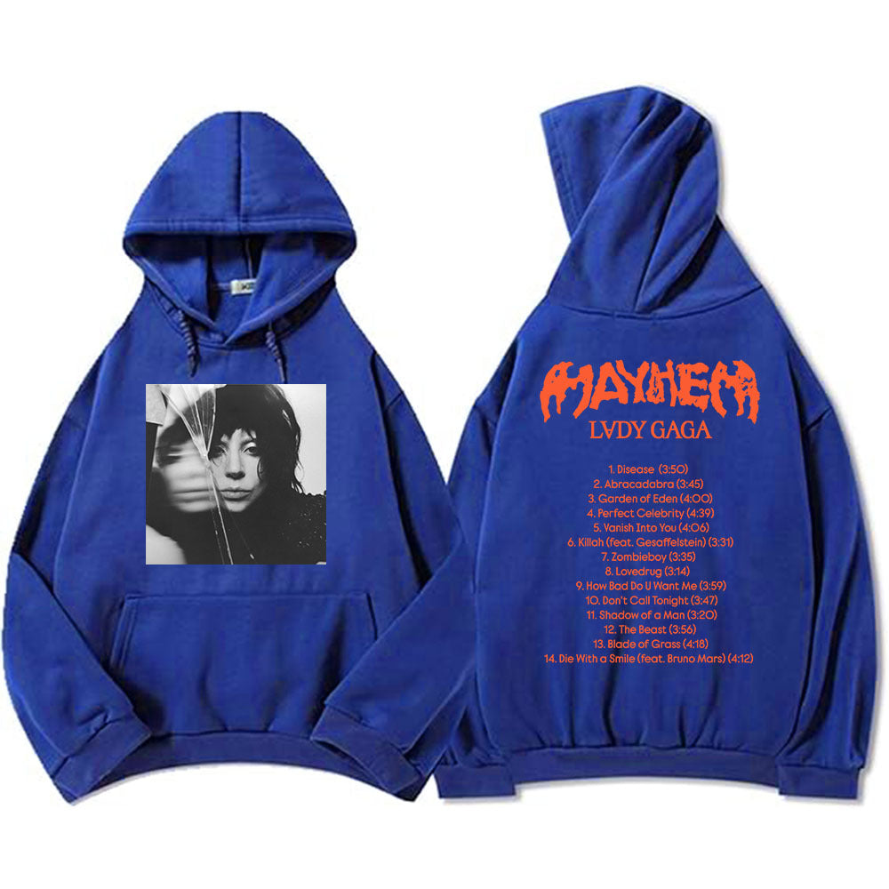 New Album Mayhem Lady Gaga Hoodies Ropa Hombre Sudaderas Hoo