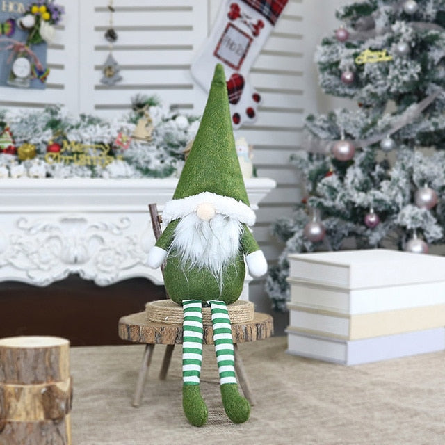 Christmas Doll Toys Santa Claus Snowman Elk Christmas Tree Hanging Ornament Decoration for Home Xmas Party Navidad Christma Gift