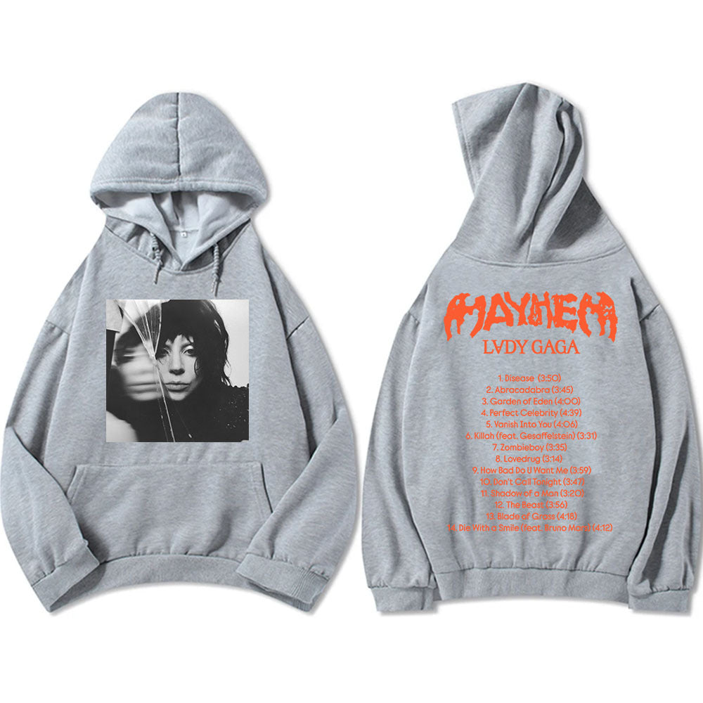 New Album Mayhem Lady Gaga Hoodies Ropa Hombre Sudaderas Hoo