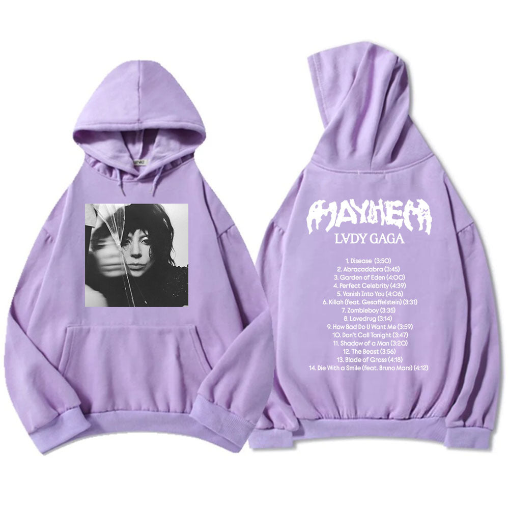 New Album Mayhem Lady Gaga Hoodies Ropa Hombre Sudaderas Hoo