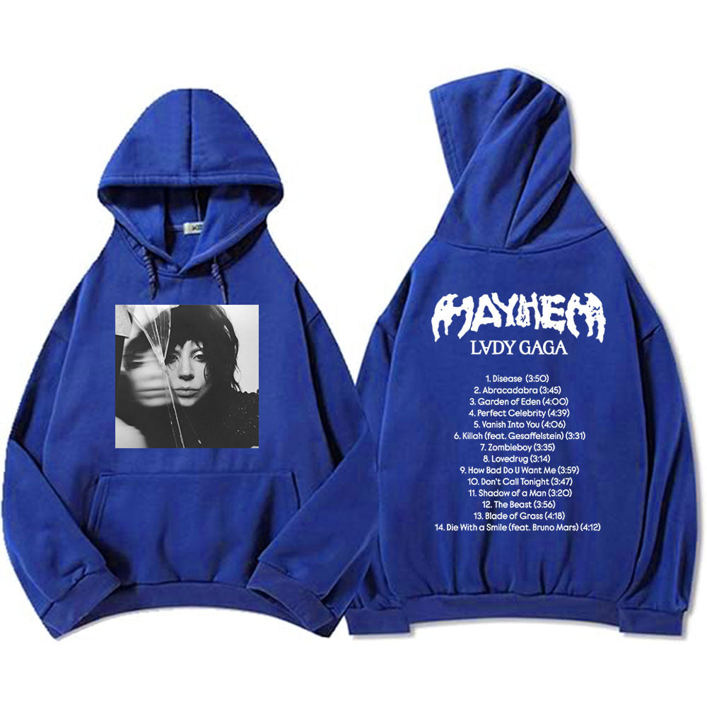 New Album Mayhem Lady Gaga Hoodies Ropa Hombre Sudaderas Hoo