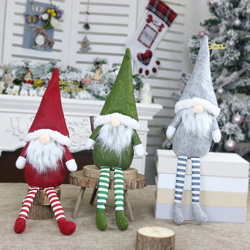 Christmas Doll Toys Santa Claus Snowman Elk Christmas Tree Hanging Ornament Decoration for Home Xmas Party Navidad Christma Gift