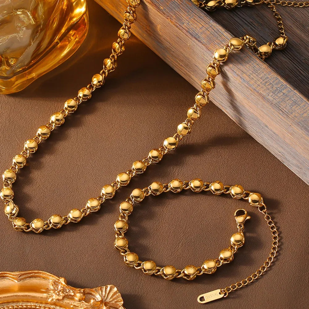 Collar bañado en oro de 18 quilates