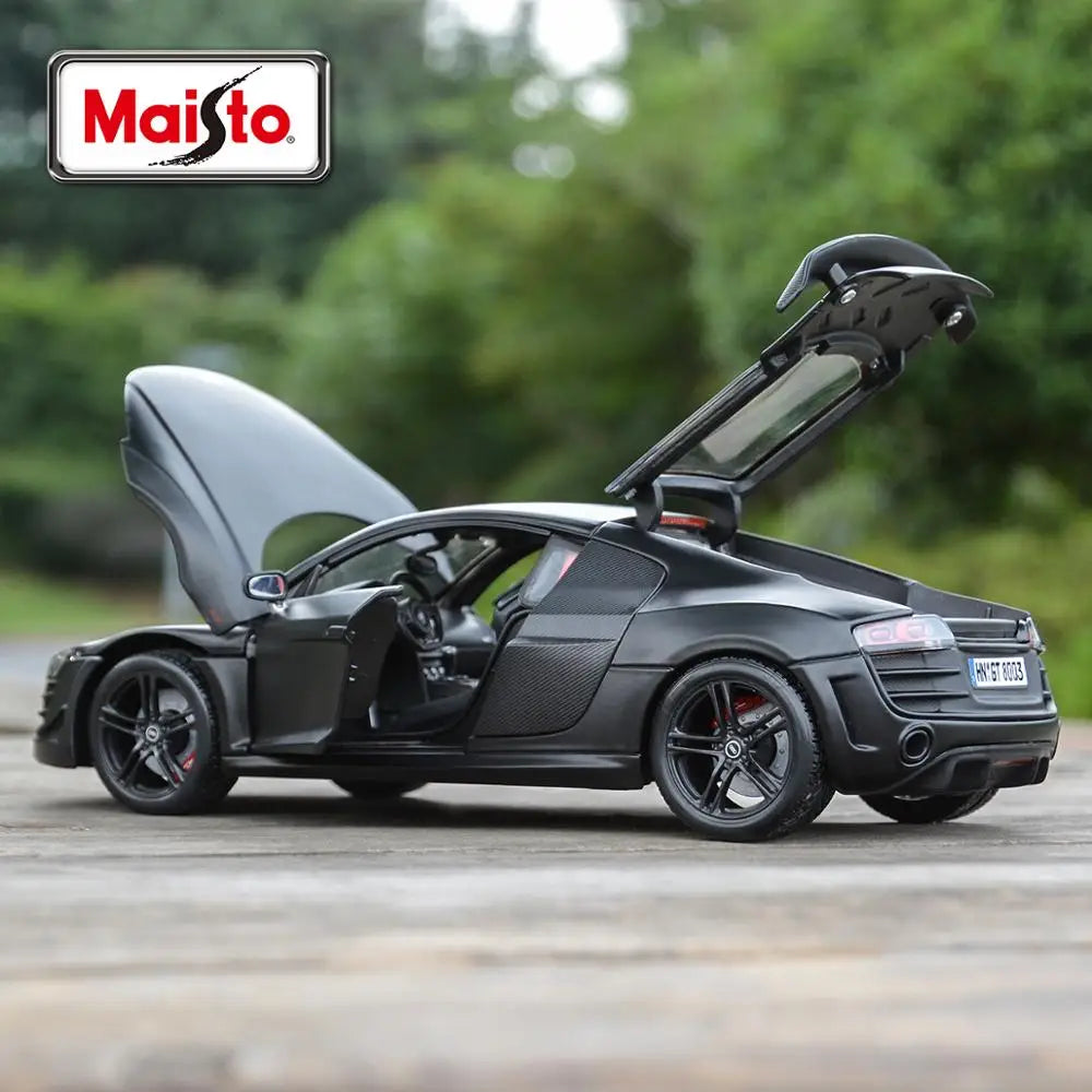 Maisto 1:18 Audi R8 GT vehículos estáticos fundidos a presión juguetes de coche de modelos coleccionables
