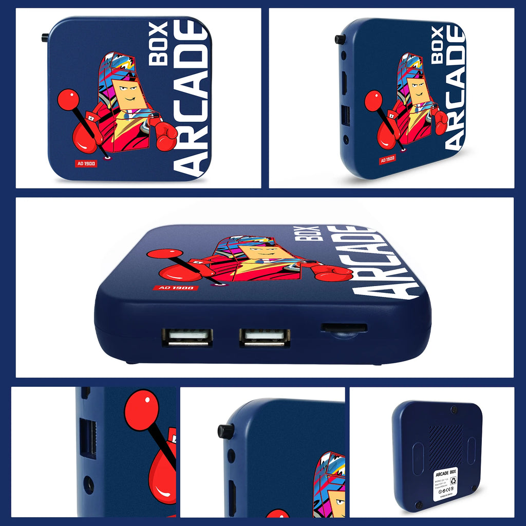 Consola Arcade Box para PS1/DC/Naomi, 64GB, clásica, Retro, más de 33000 juegos, Super consola, 4K, pantalla HD en Monitor de proyector de TV