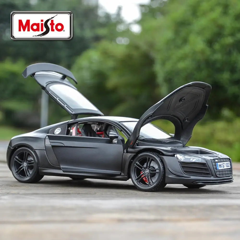 Maisto 1:18 Audi R8 GT vehículos estáticos fundidos a presión juguetes de coche de modelos coleccionables