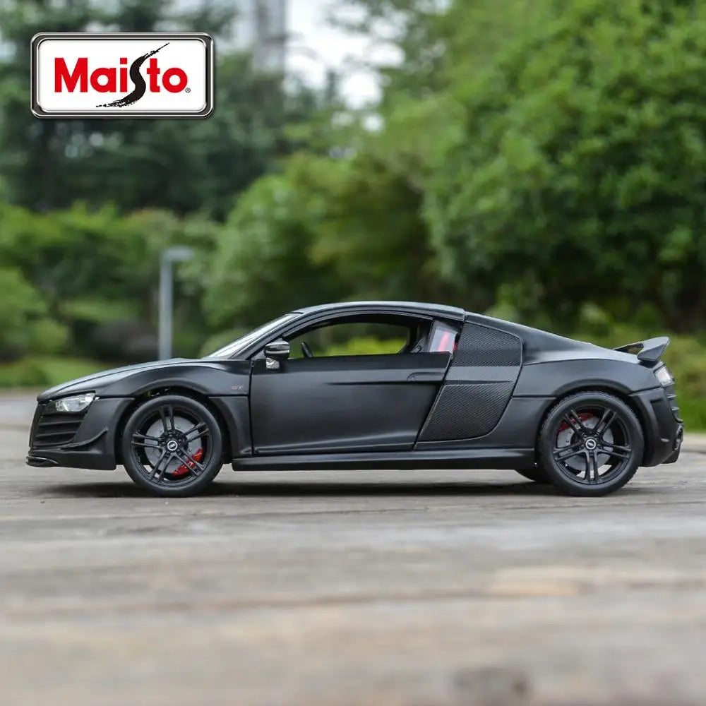 Maisto 1:18 Audi R8 GT vehículos estáticos fundidos a presión juguetes de coche de modelos coleccionables