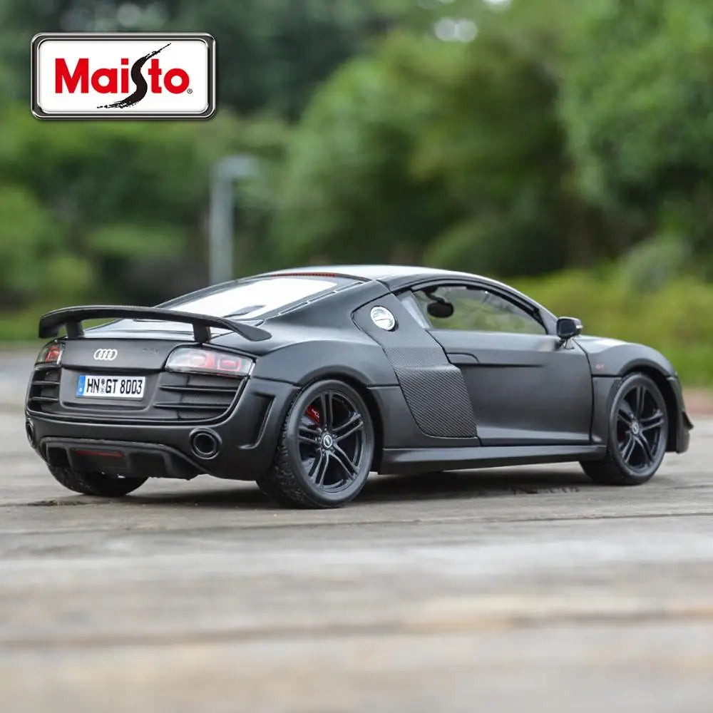 Maisto 1:18 Audi R8 GT vehículos estáticos fundidos a presión juguetes de coche de modelos coleccionables
