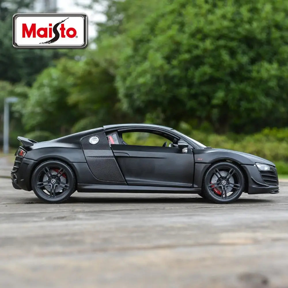 Maisto 1:18 Audi R8 GT vehículos estáticos fundidos a presión juguetes de coche de modelos coleccionables
