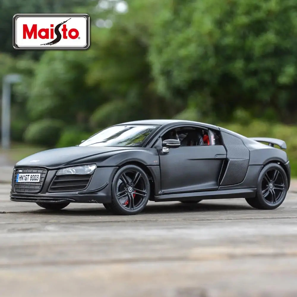 Maisto 1:18 Audi R8 GT vehículos estáticos fundidos a presión juguetes de coche de modelos coleccionables