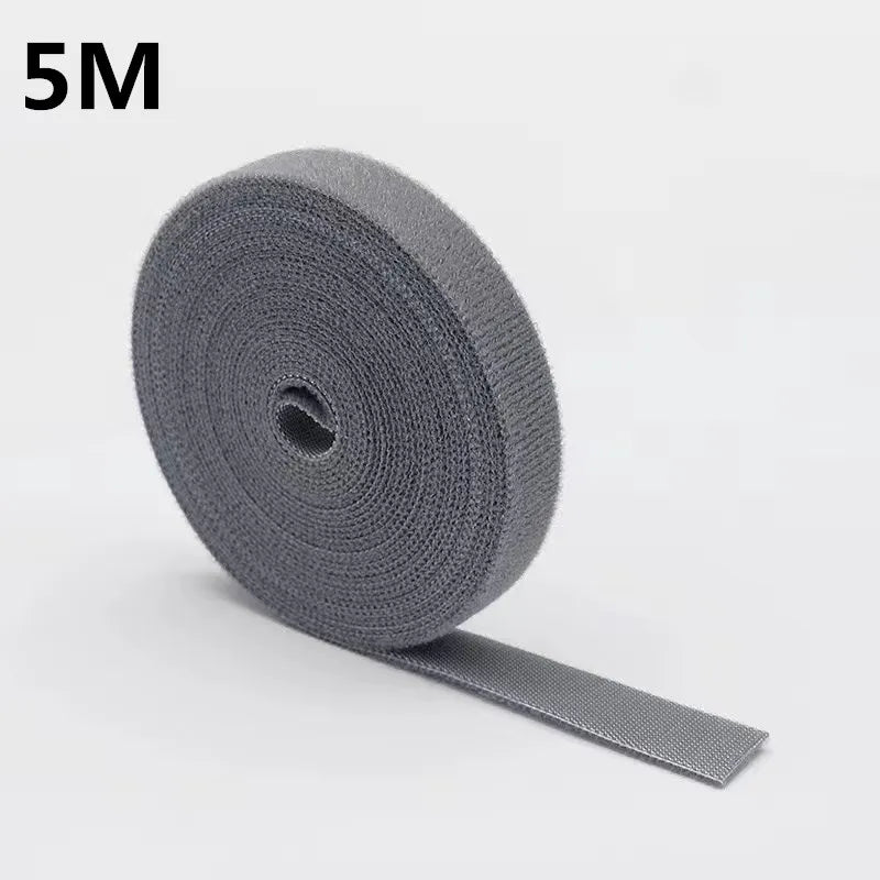 Organizador de Cables de 1/5M, cinta enrolladora de cables para auriculares, Protector de corbatas para iPhone, Xiaomi, Samsung