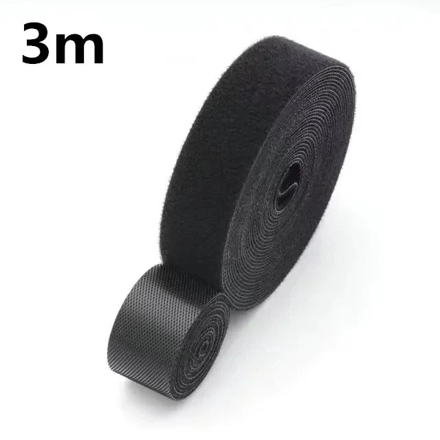 Organizador de Cables de 1/5M, cinta enrolladora de cables para auriculares, Protector de corbatas para iPhone, Xiaomi, Samsung