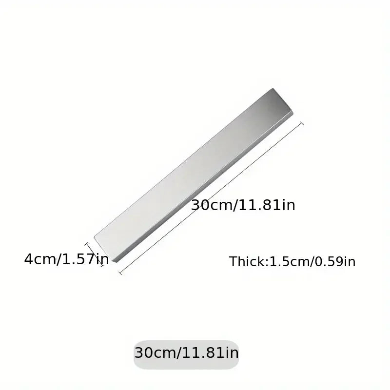 Tira magnética profesional de acero inoxidable, soporte magnético para cuchillos, estante para cuchillos de cocina, barra 30 40 50 cm, accesorios de cocina