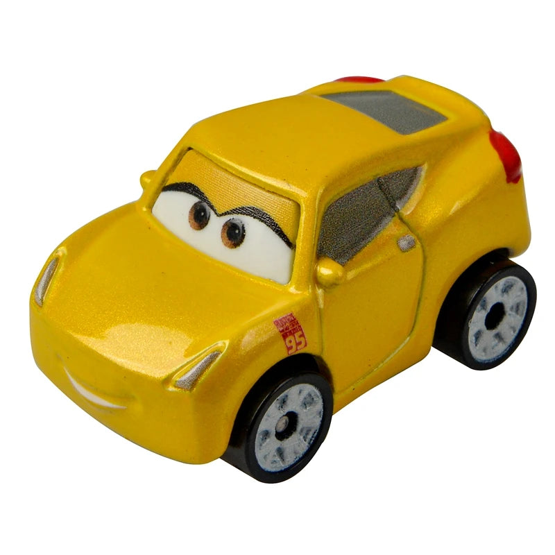 Mini coches originales de Disney Pixar, modelo de coche de juguete de Metal fundido a presión, relámpago McQueen Jackson Storm Curz, vehículos de juego, regalos para niños