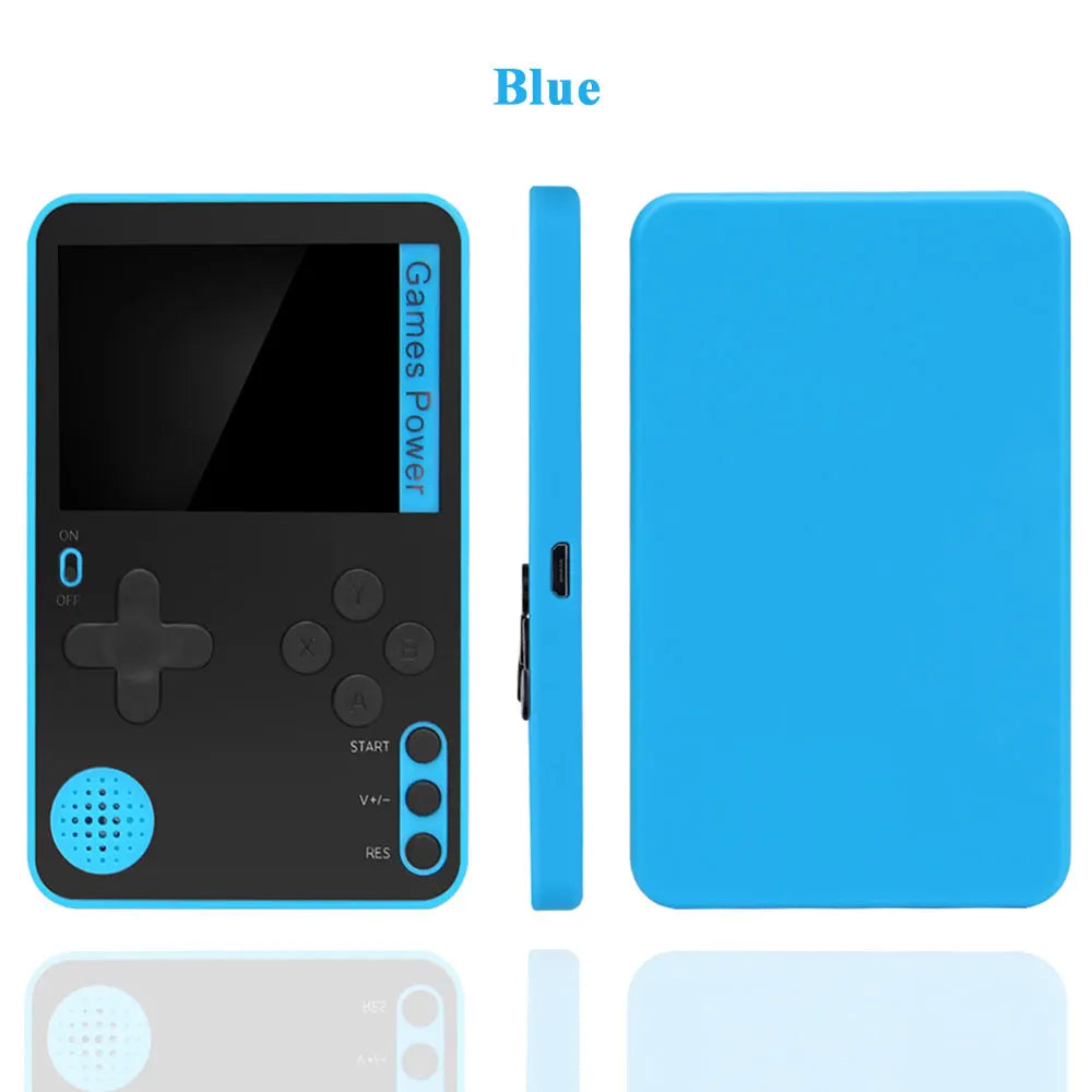 Consola de juegos portátil 500 juegos clásicos LCD portátil Retro Video Mini consola de juegos recargable gran regalo para niños y adultos