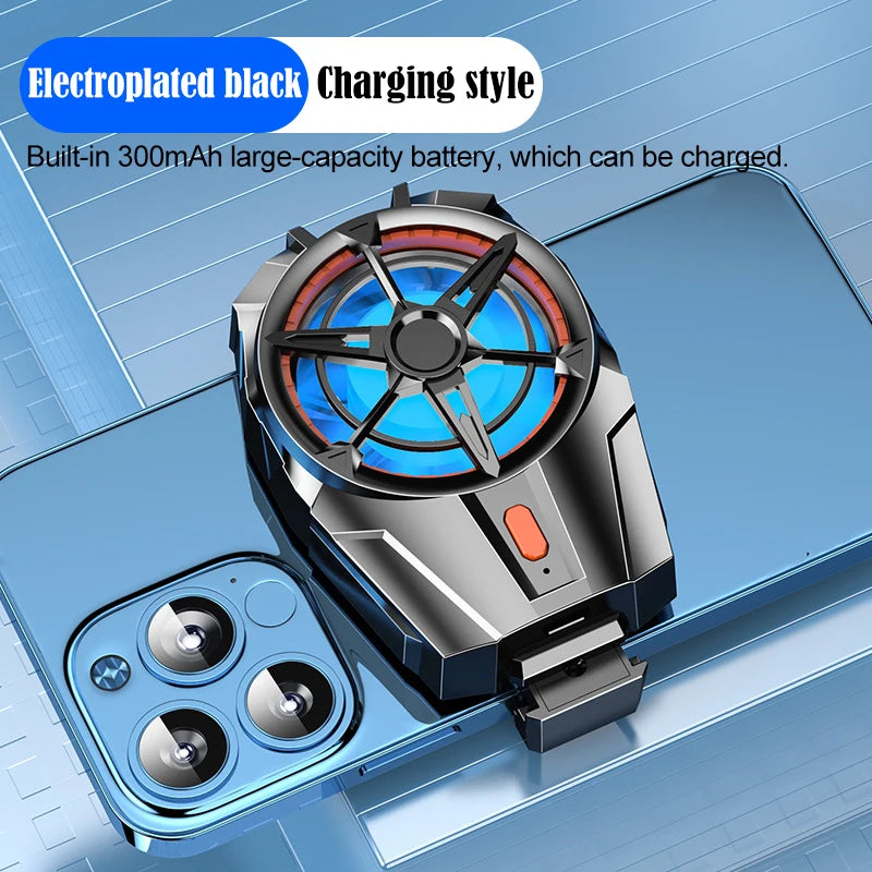 Enfriador de teléfono móvil, ventilador portátil recargable para juegos, Enfriador de teléfono para juegos, accesorios para teléfono móvil Black Shark