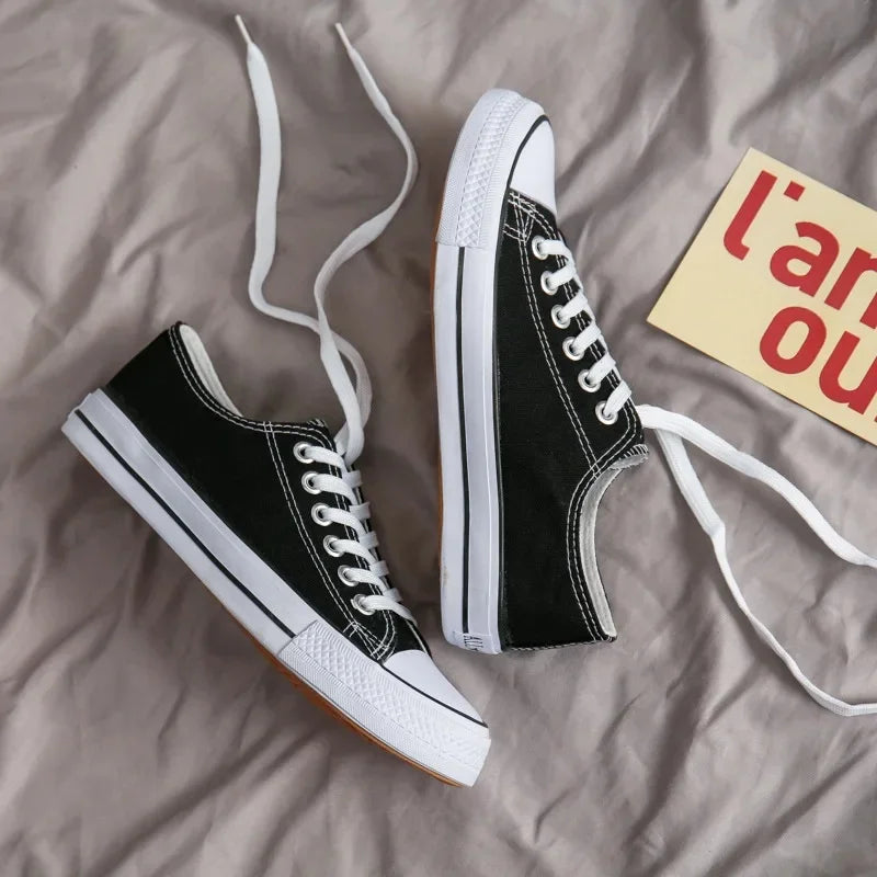 Zapatos de lona bajos, gran oferta de primavera de la temporada, zapatos de trabajo transpirables a la moda para hombres, zapatos ligeros para parejas de estudiantes Sli