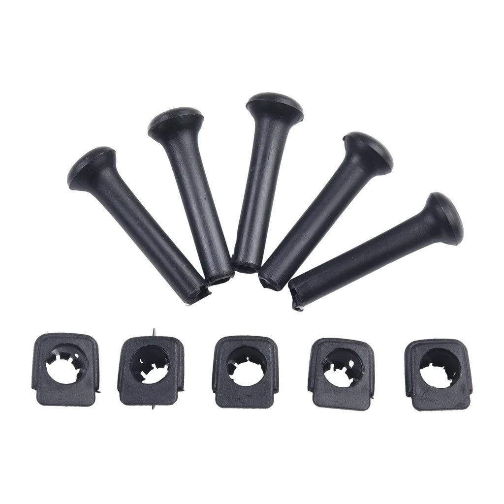 Pomo de bloqueo de puerta de coche, botón de bloqueo de seguridad, pomo de plástico para Golf Mk2 Mk3 191837187, 5 uds.