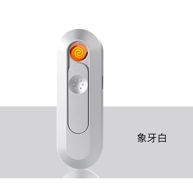 Mini encendedor de cigarrillos con carga USB de tungsteno a prueba de viento, silencioso en toda la red, los accesorios para cigarrillos más favorable