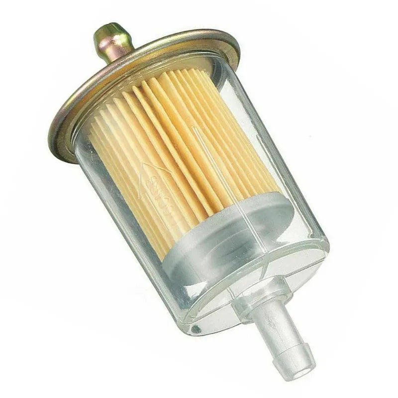 Filtro de combustible universal para gasolina diésel, filtro de combustible para herramientas de jardín RV, camión, coche, motocicleta, scooter, reemplazo duradero