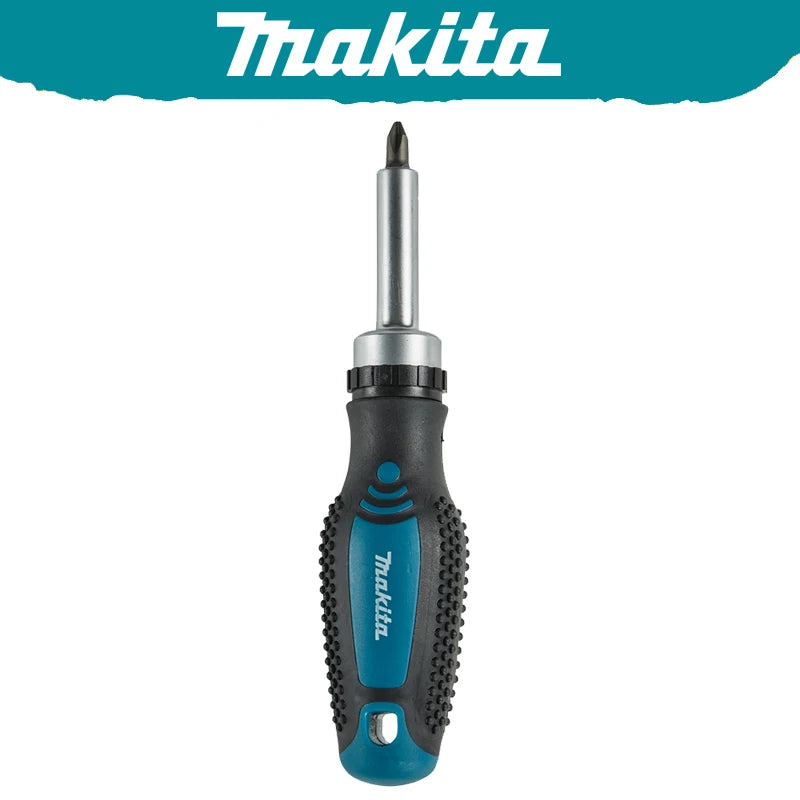 Makita D-58833 Punta de destornillador magnético de trinquete reemplazable positiva negativa antideslizante multifuncional herramientas manuales fáciles de llevar