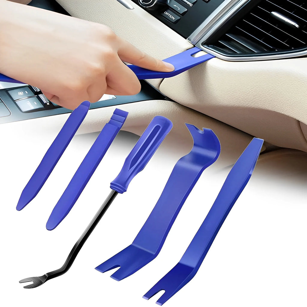 Conjunto De Herramientas De Mano Para Automóviles Kit De Herramientas De Desmontaje De Automóviles Herramientas De Repuesto De Sonido Herramientas De Repuesto De DVD Herramientas De Extracción Del Tablero Y Panel De Tr