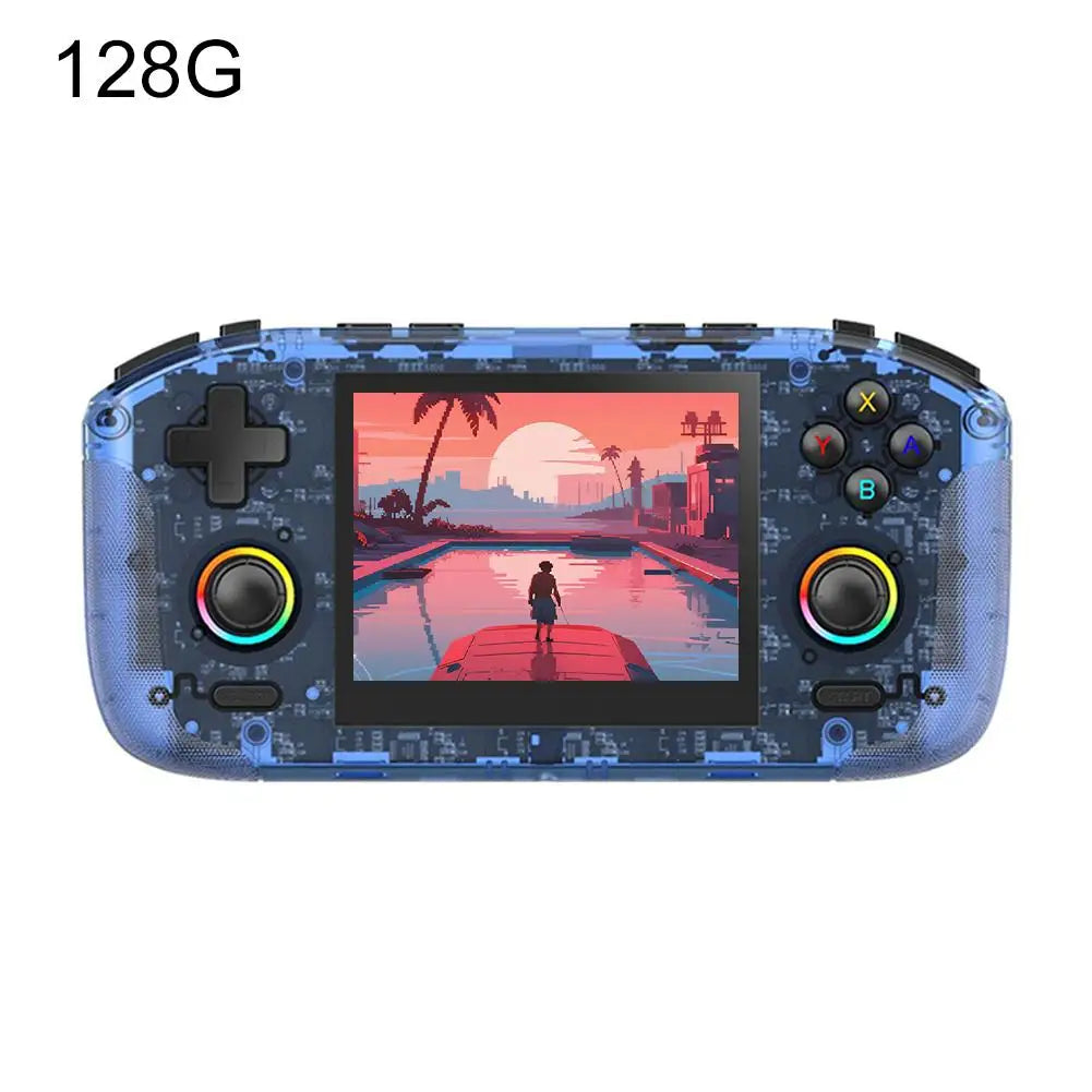 Para consola portátil Retro RK35H, sistema Linux de código abierto, consolas de juegos clásicas, reproductor de vídeo portátil con pantalla IPS de 3,5 pulgadas