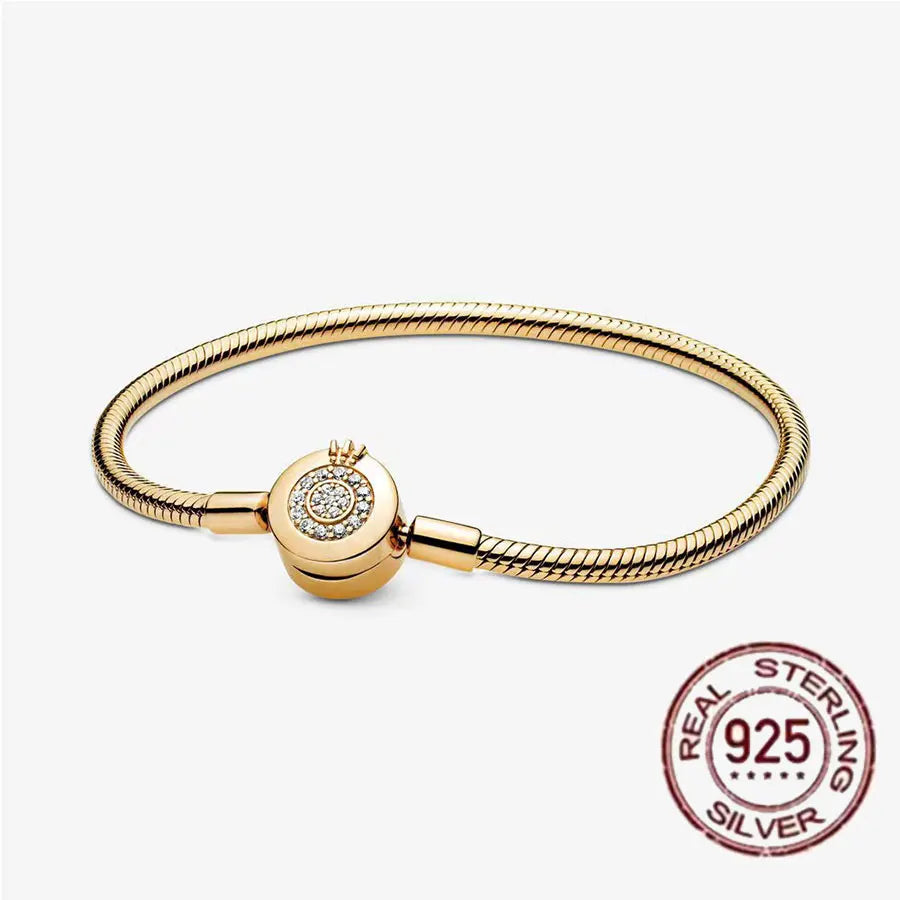 Pulsera de hueso de serpiente de Spider Man de plata de ley 100% S925, adecuada para pulsera Pandora, regalo de joyería de moda para mujer bi