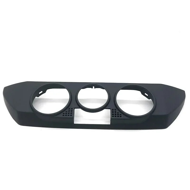 Tapa de cubierta embellecedora de Panel de Control de calentador de CA para salpicadero delantero de coche, color negro, compatible con Polo 9N 2002-2010 6Q 0820075 C 1QA