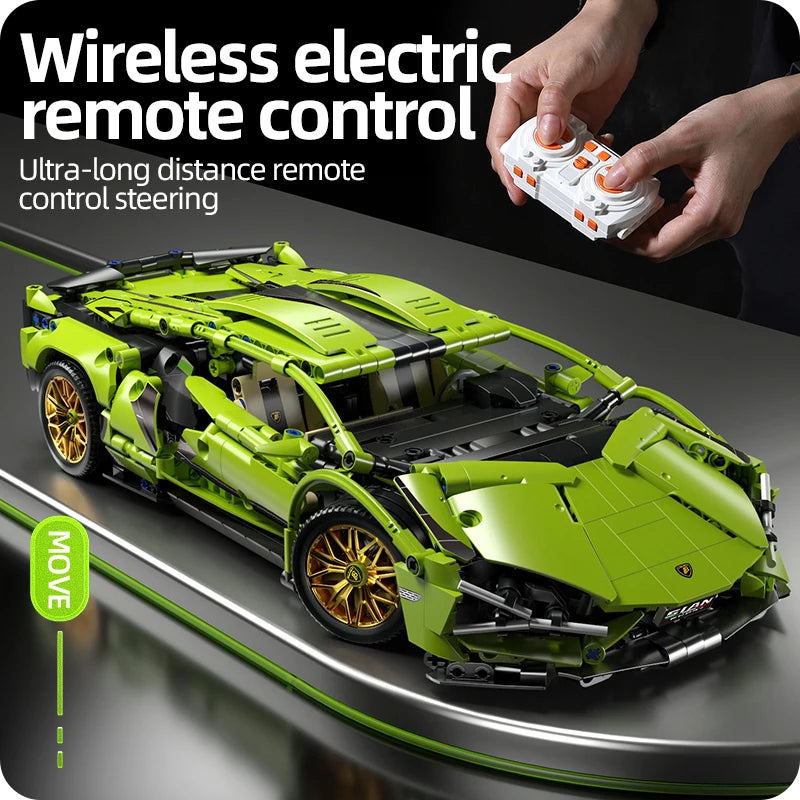 ToylinX bloques de construcción técnicos coche de carreras deporte vehículo de velocidad modelo ciudad mecánica Super ladrillos rompecabezas juguetes regalo para adultos