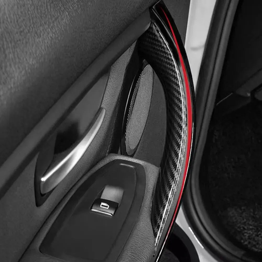 Manijas de puerta Interior de coche, cubierta protectora de ABS para BMW F30, F31, F32, F34, F36, F80, F82, 3, 4, serie 3GT