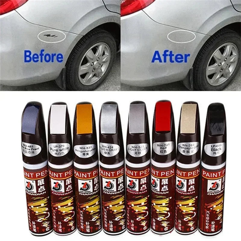 Pluma de pintura de coche, reparación de arañazos, líquido perla, blanco, plateado, gris, negro, selección especial multicolor, pluma de reparación de arañazos de pintura de coche