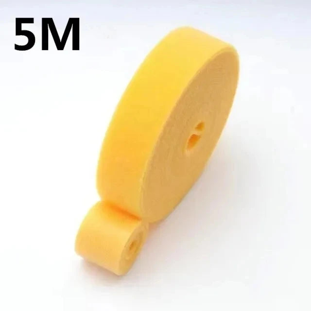 Organizador de Cables de 1/5M, cinta enrolladora de cables para auriculares, Protector de corbatas para iPhone, Xiaomi, Samsung