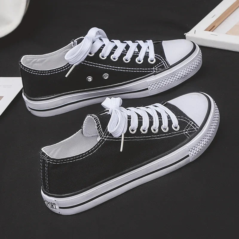 Zapatos de lona bajos, gran oferta de primavera de la temporada, zapatos de trabajo transpirables a la moda para hombres, zapatos ligeros para parejas de estudiantes Sli