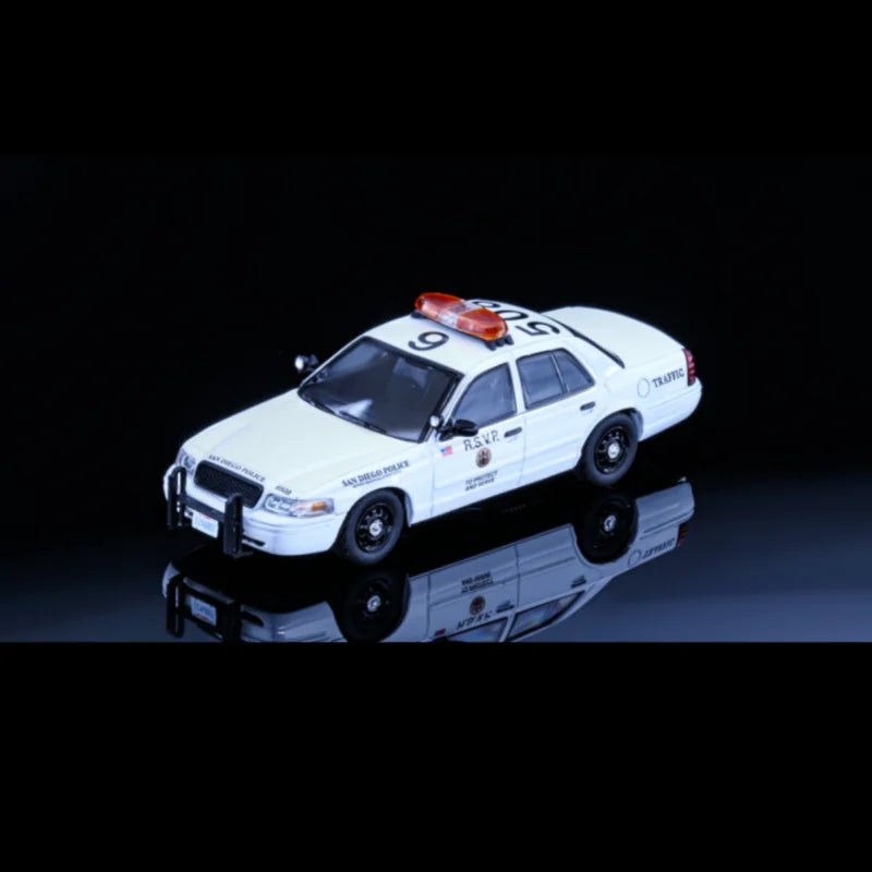 Rollin 1/64 Victoria Crown San Francisco División de tráfico Modelo de aleación pintada