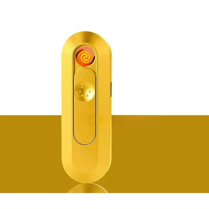 Mini encendedor de cigarrillos con carga USB de tungsteno a prueba de viento, silencioso en toda la red, los accesorios para cigarrillos más favorable